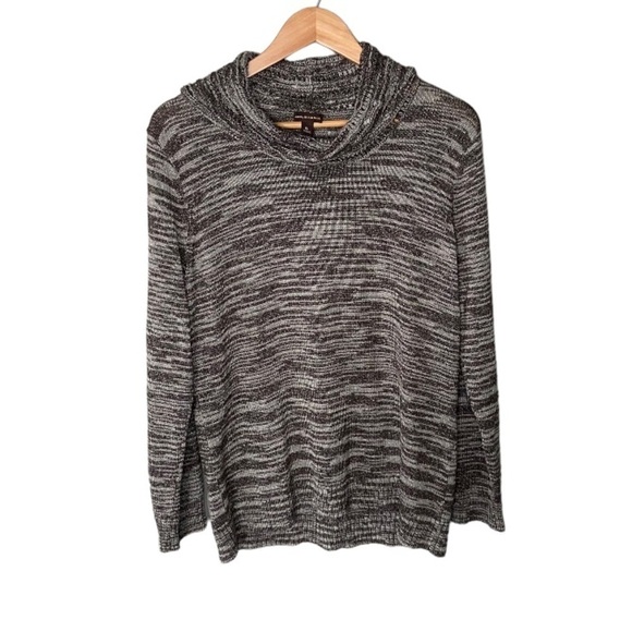 Dana Buchman Space Dye Knot Funnel Neck - Picture 1 of 8